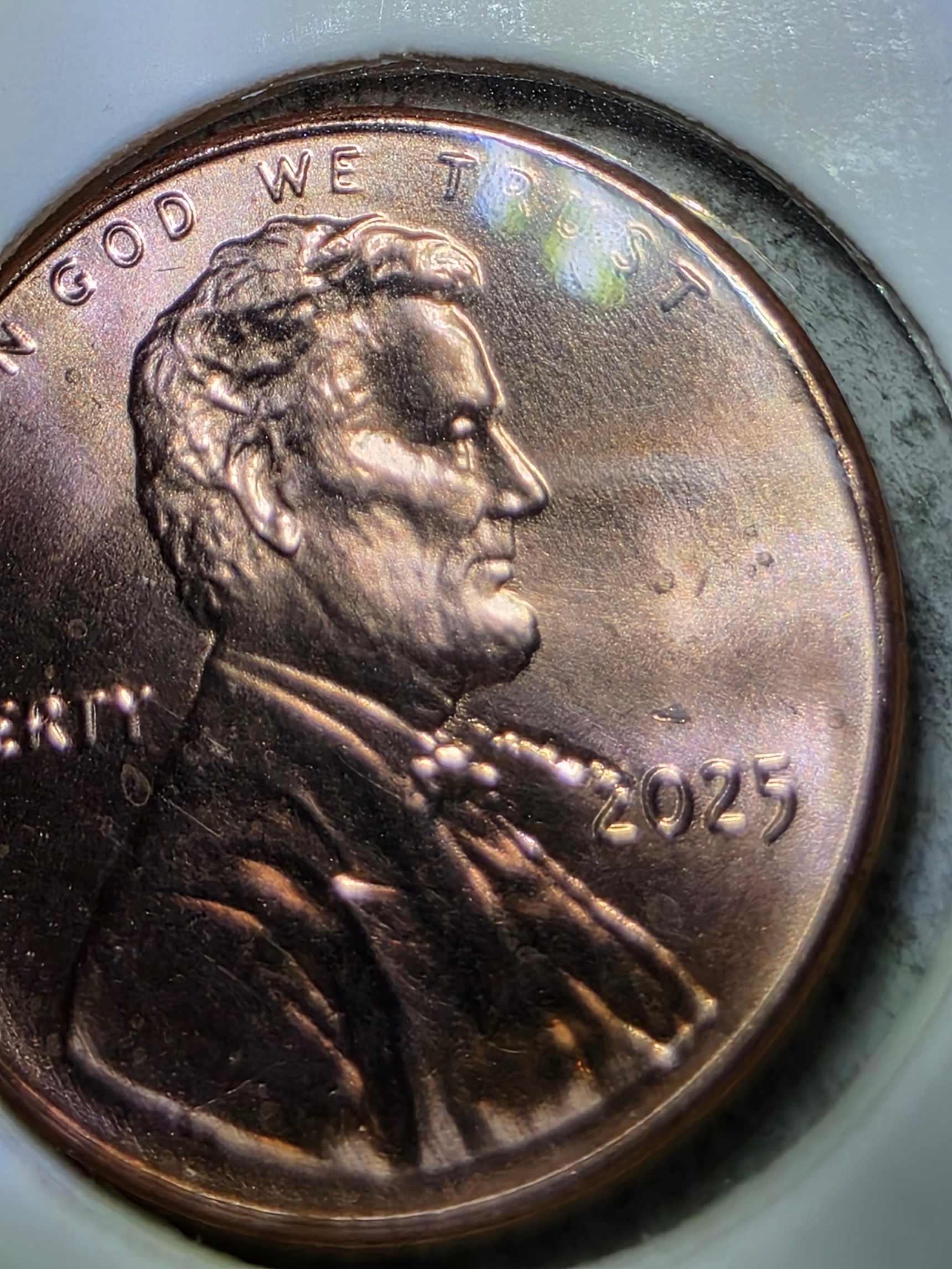 2025-P-Penny-From-New-Roll-With-What-I-Think-Are-Cud-Errors.-I-Have-More-Than-1-Of-These.